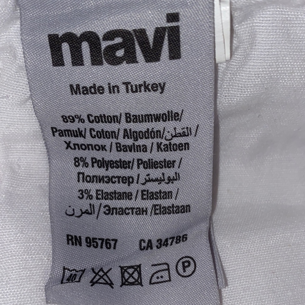 MAVI LINDSAY SKIRT - WHITE VINTAGE High Rise | Mini - Picture 6 of 8